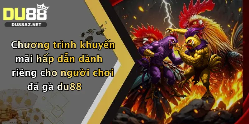 Chương trình khuyến mãi hấp dẫn dành riêng cho người chơi đá gà du88