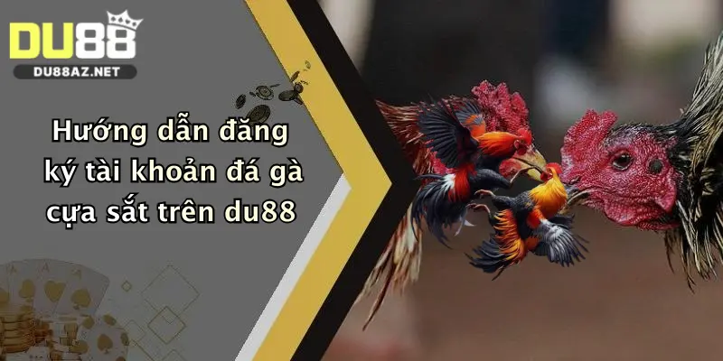 Hướng dẫn đăng ký tài khoản đá gà cựa sắt trên du88